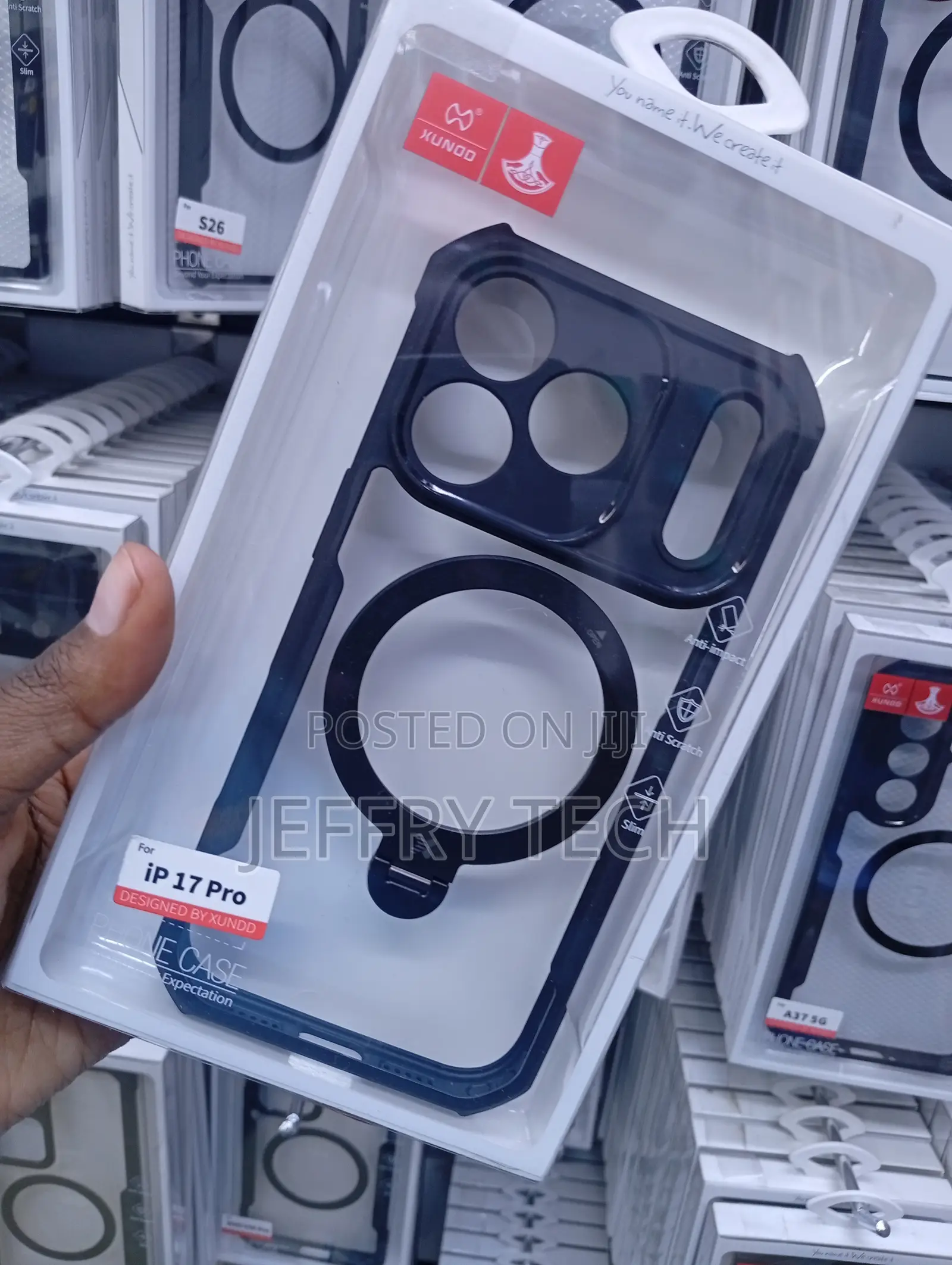 iPhone 17 Pro.Airbag Magnetic Shockproof Case