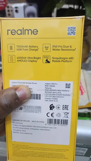 New Realme C85 Pro 256 GB Black
