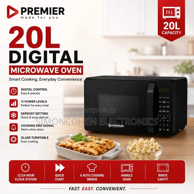 Premier 20l Digital Microwave - thumbnail 2