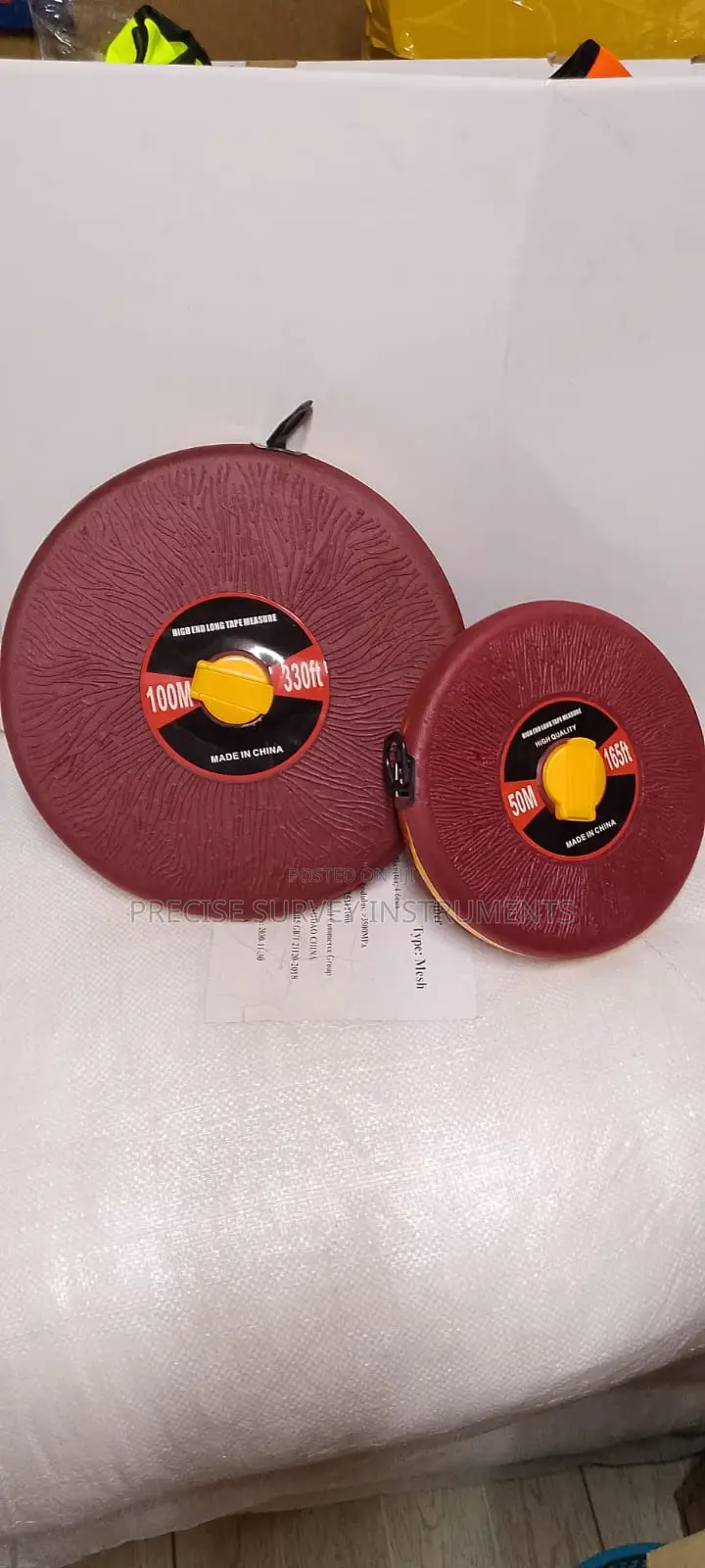 Fast Rewind Fibreglass Tape Measure – 50m 100m