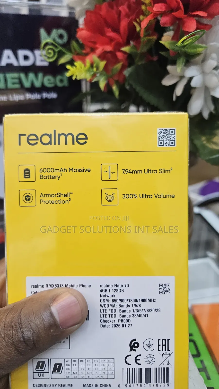 New Realme Note 70T 128 GB Black
