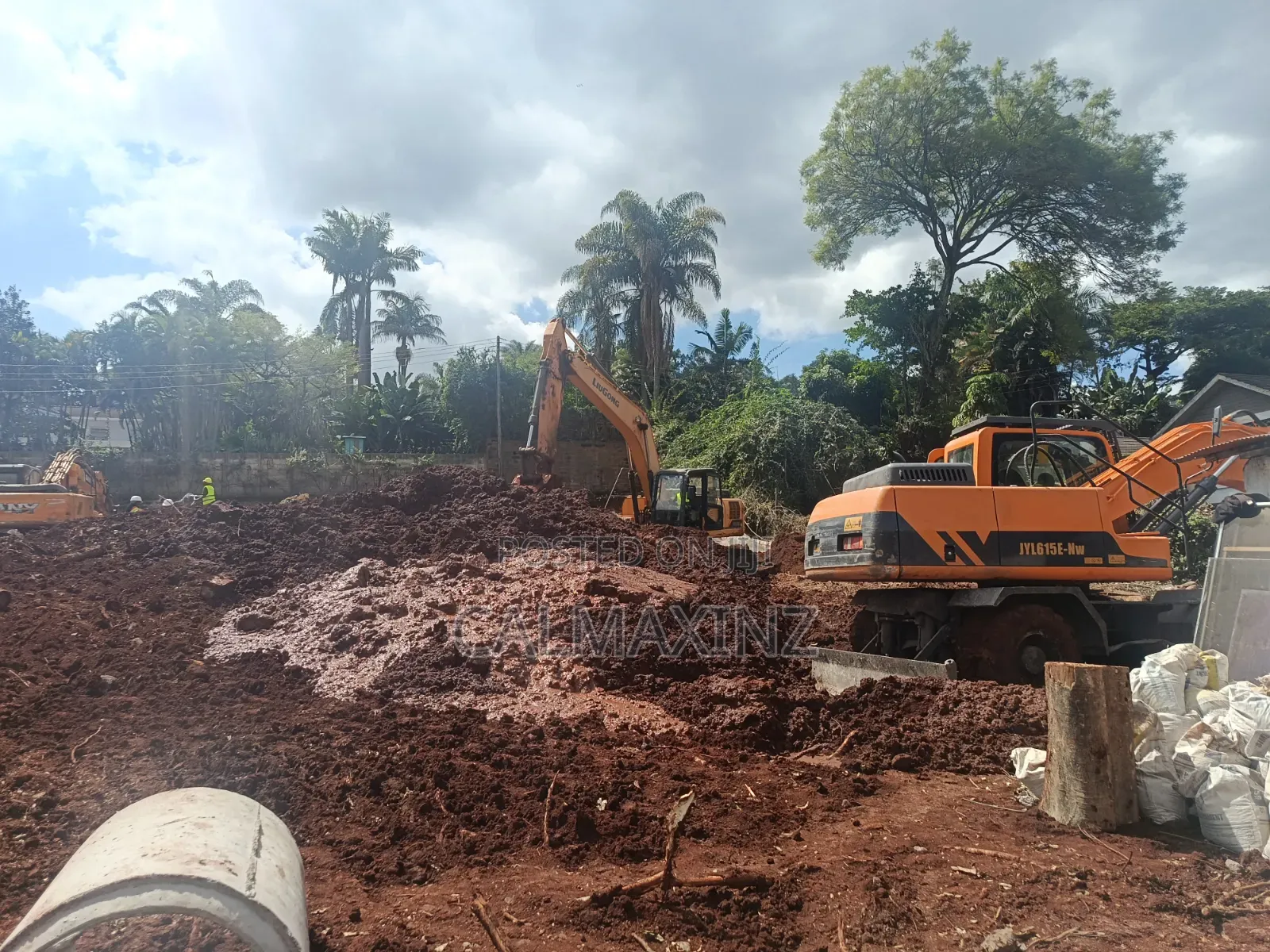 Backhoe Shovel Excavator for Construction Hire