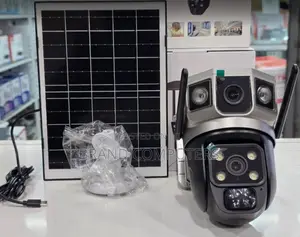 Solar 4g Simcard CCTV Camera With Dual Lens Security CCTV + Audio