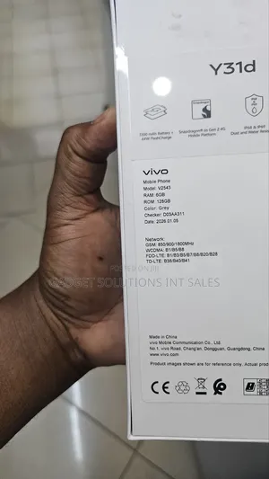 New Vivo Y31d 128 GB Gray