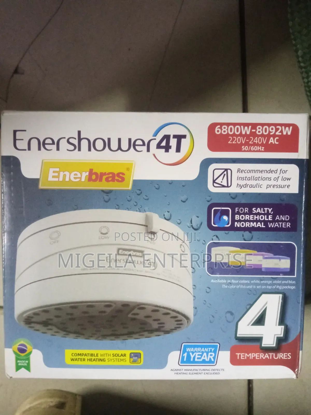 Enershower 4t Shower Head
