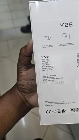 New Vivo Y28 8 GB Black