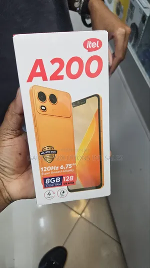 New Itel A200+ 128 GB Black