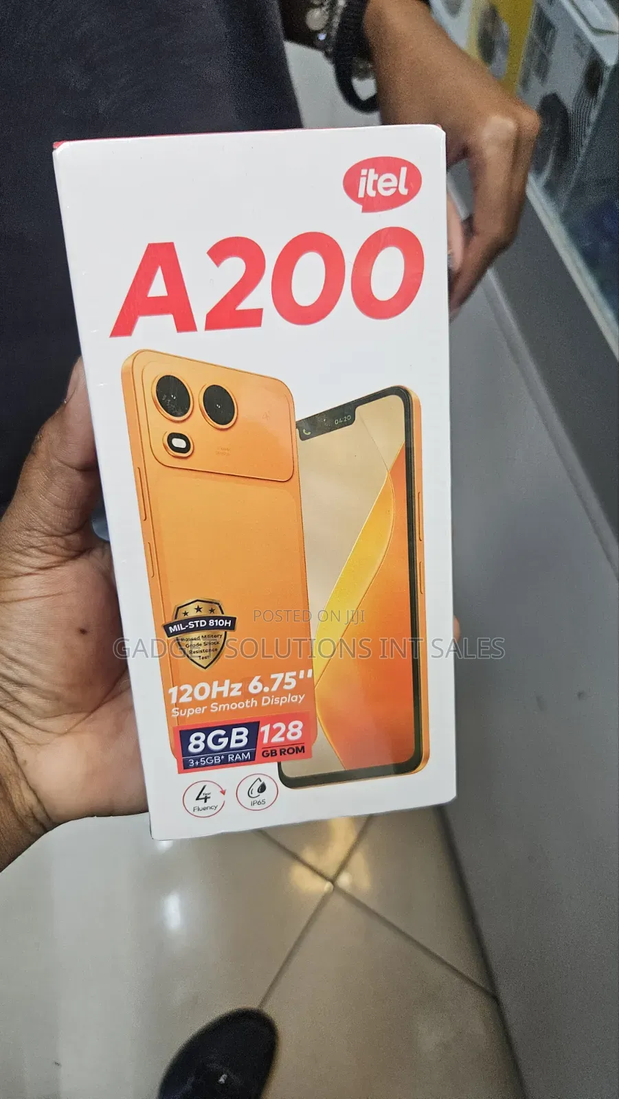 New Itel A200+ 128 GB Black