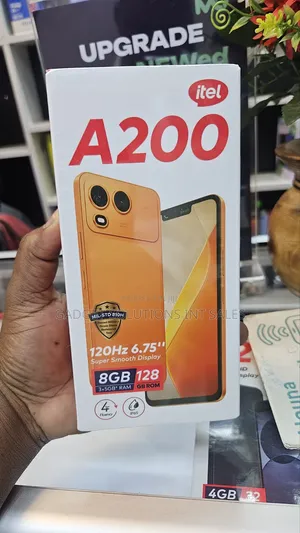 New Itel A200+ 128 GB Black