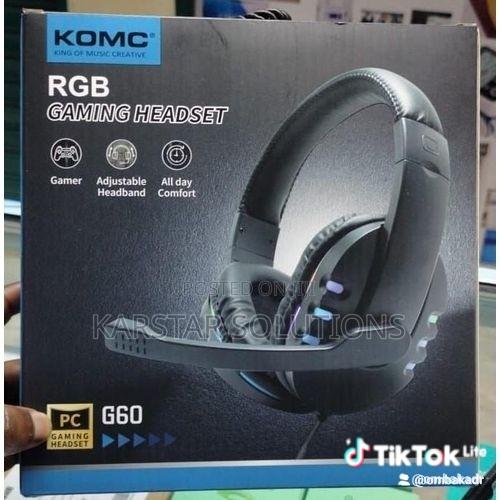 Komc G60 King of Music Creative RGB New Upgrade Wired Gaming Headset