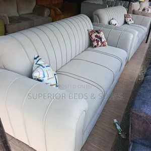 5 Seater Cream Sofa on Offer: Pay on Delivery