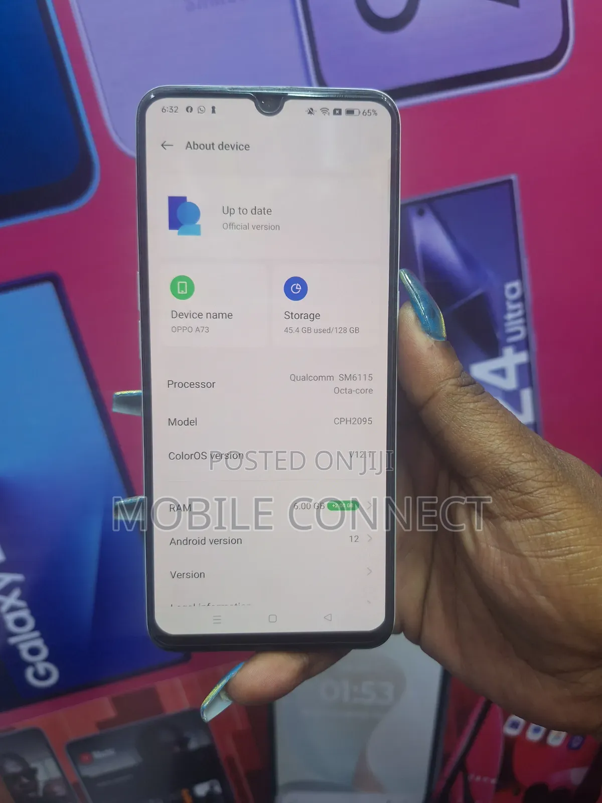 Oppo A73 128 GB White