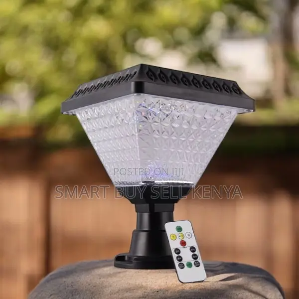 High Brightness Outdoor Garden Light Main Gate Post Solar Light Lamp