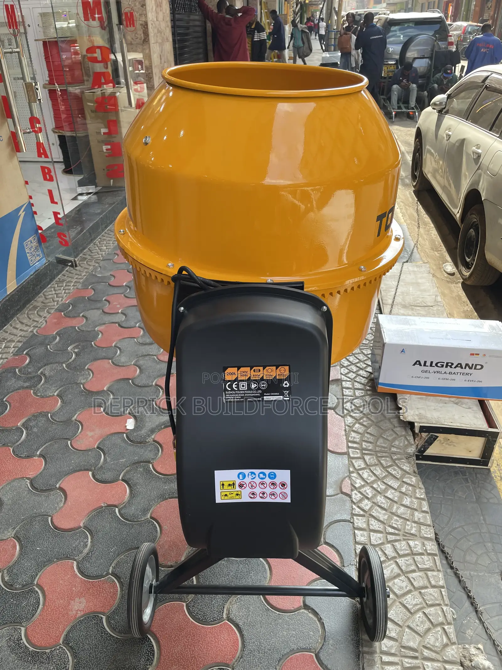 Tolsen Electric Concrete Mixer 200l