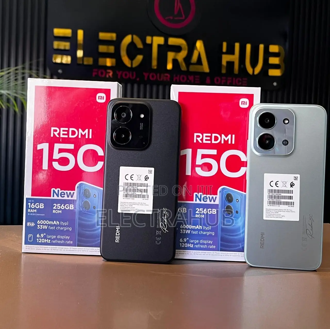 New Xiaomi Redmi 15C 4G 256 GB Black
