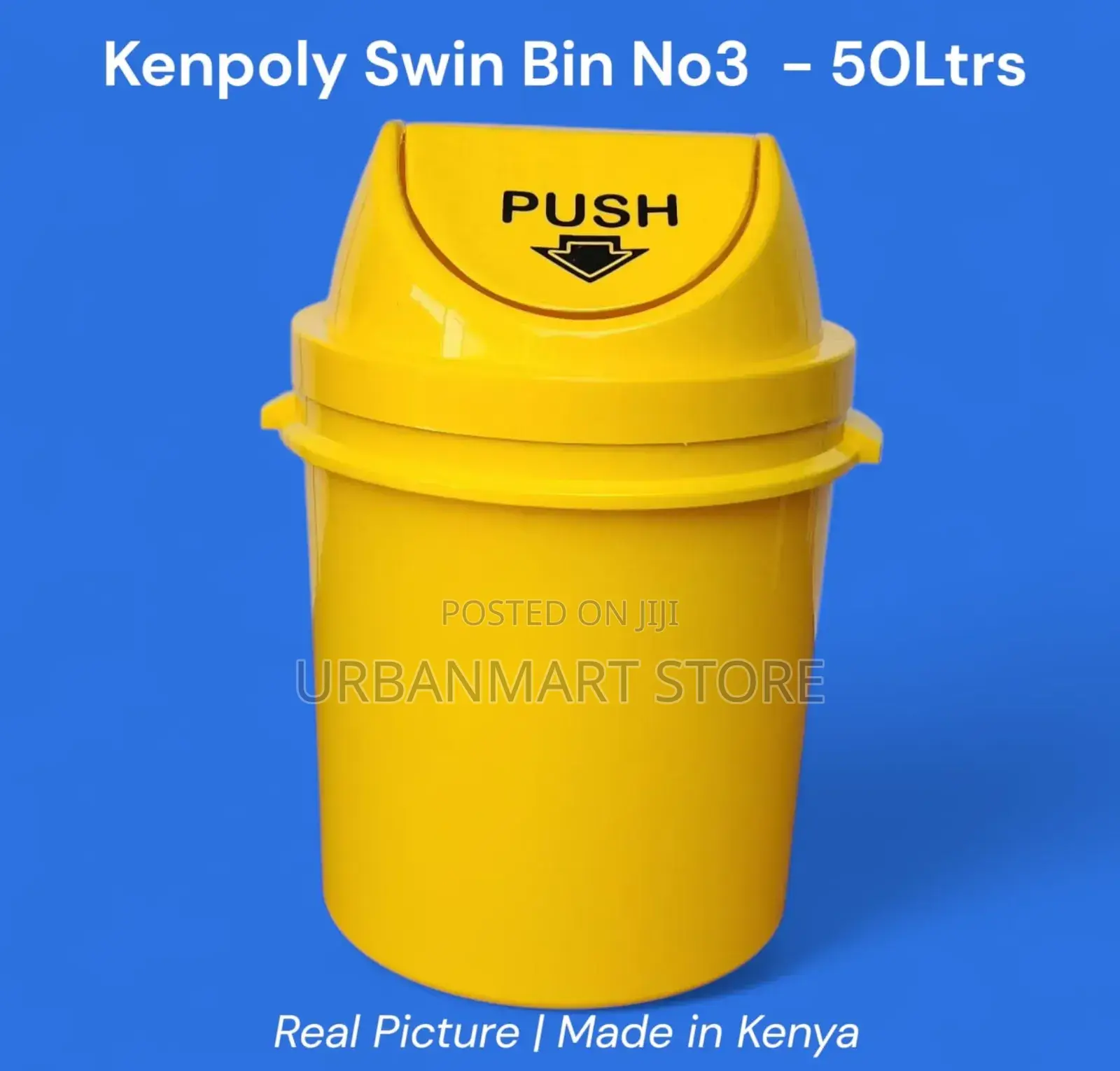 Durable Kenpoly 50l Swing Top Bin