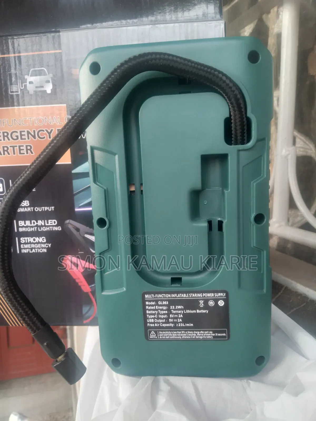 Car Jumpstarter and Inflator