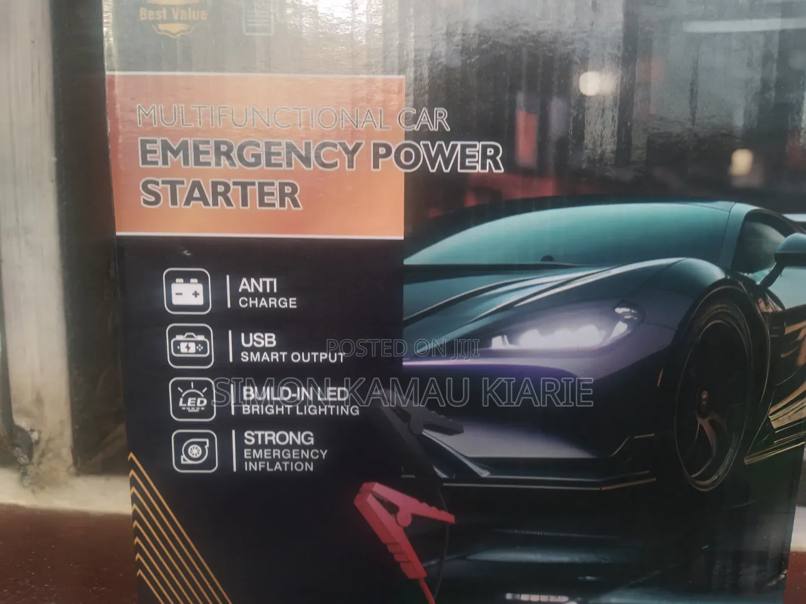 Car Jumpstarter and Inflator