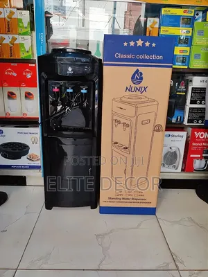 Nunix Q7c 3-Tap Water Dispenser – Hot, Cold Normal Water | Black