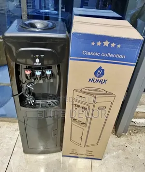 Nunix Q7c 3-Tap Water Dispenser – Hot, Cold Normal Water | Black