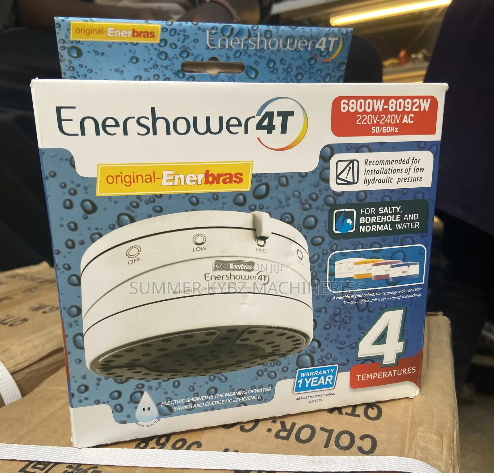 Enerbras Enershower 4t Instant Shower / Shower Heater