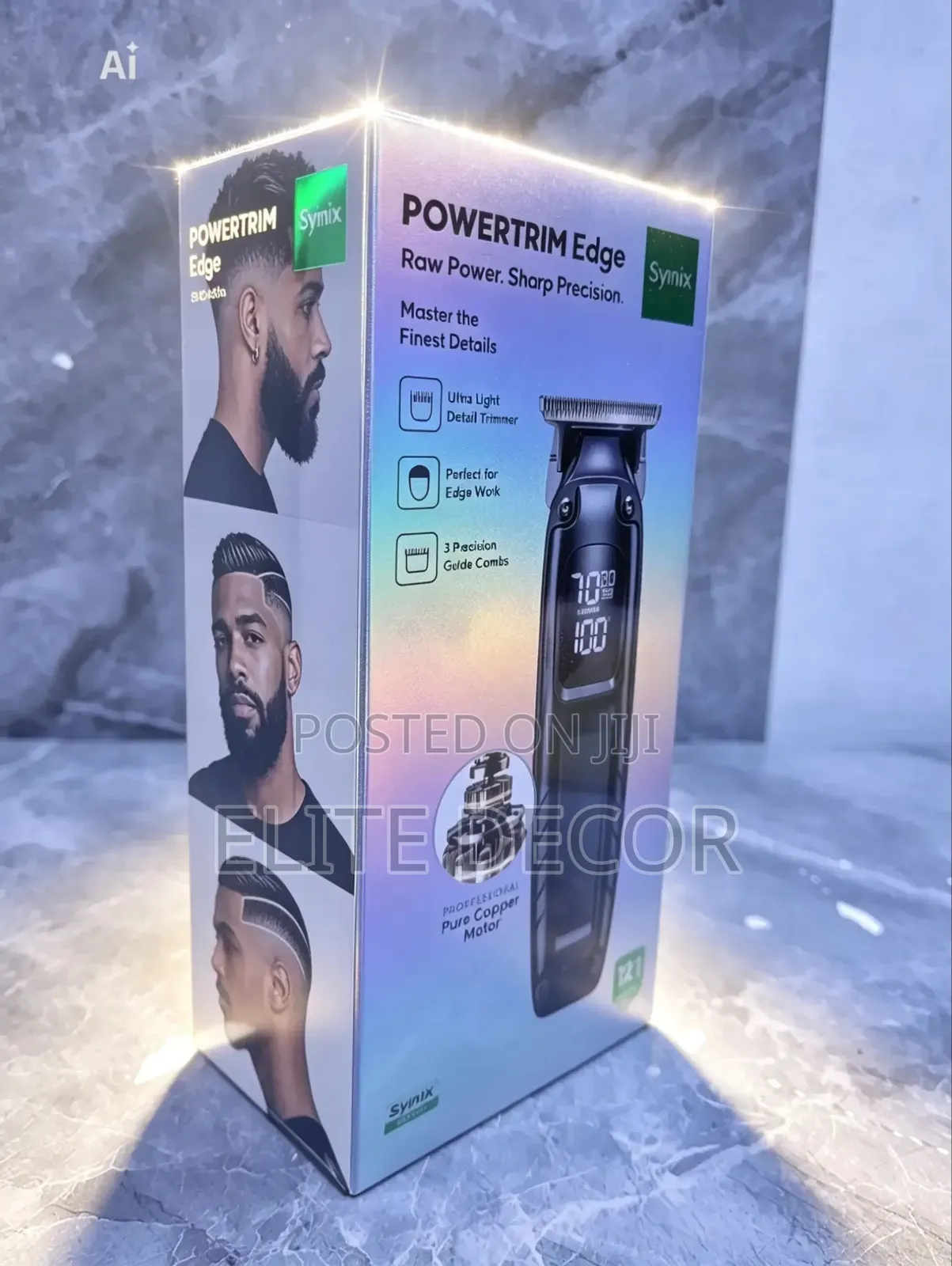 Syinix Powertrim Edge Hair Clipper – SHC-680m | Rechargeable
