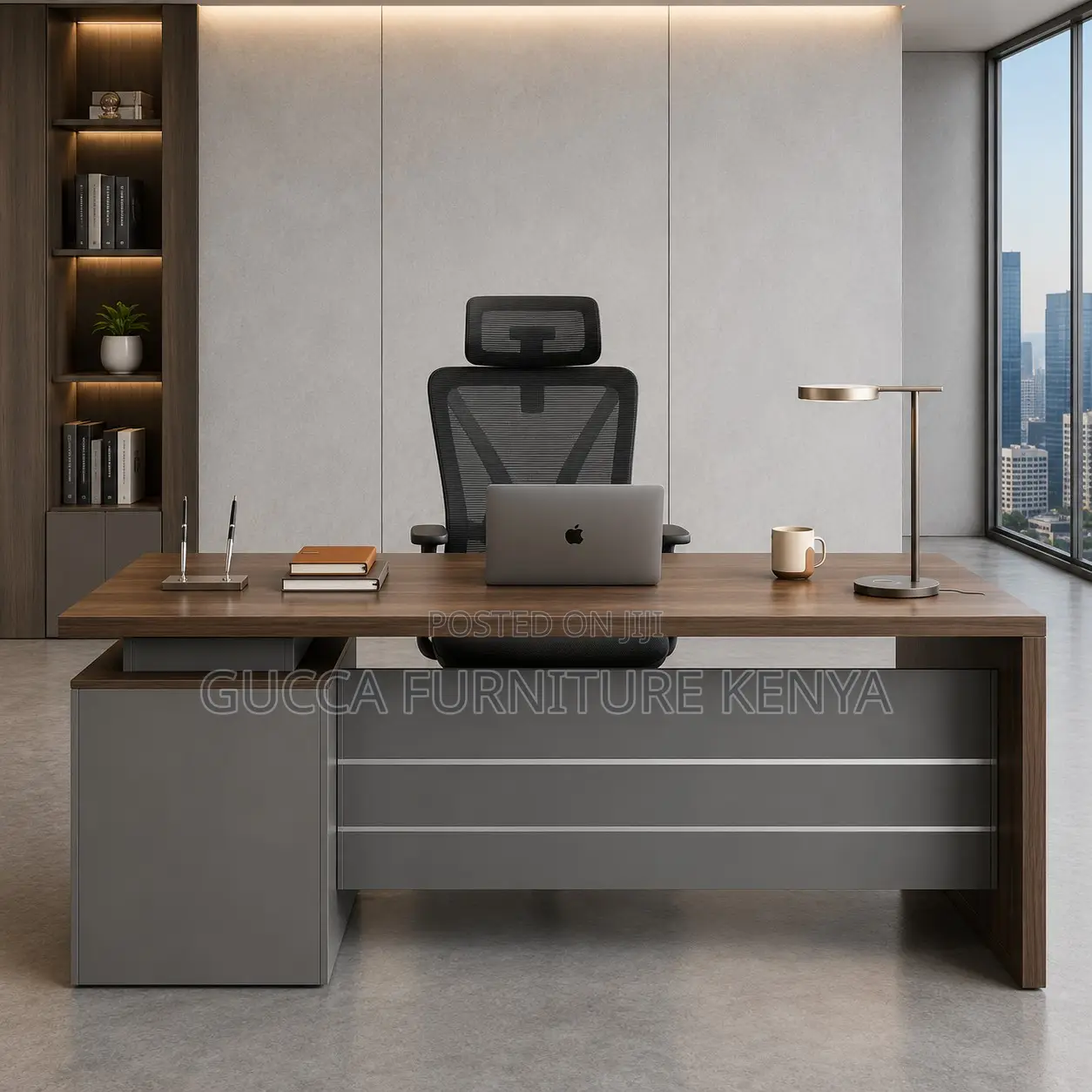 Office Desk With Drawers-1600mm