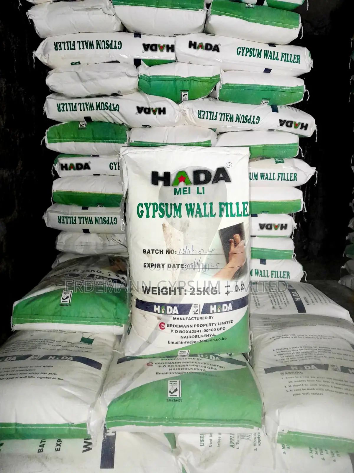 Hada Mei Li Premium Internal Skimming Finishing Filler-25 KGS