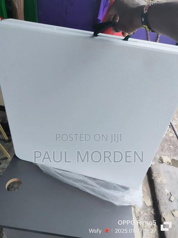 Foldable Table White, Traveling Available - thumbnail 3