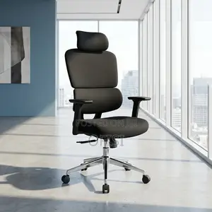 Office Chair; High Back Fabric Orthopedic Office Chair