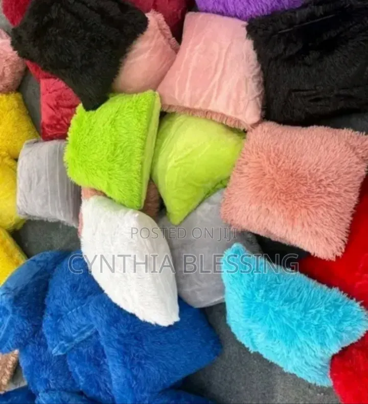 Fluffy Pillow Cases in Various Colors