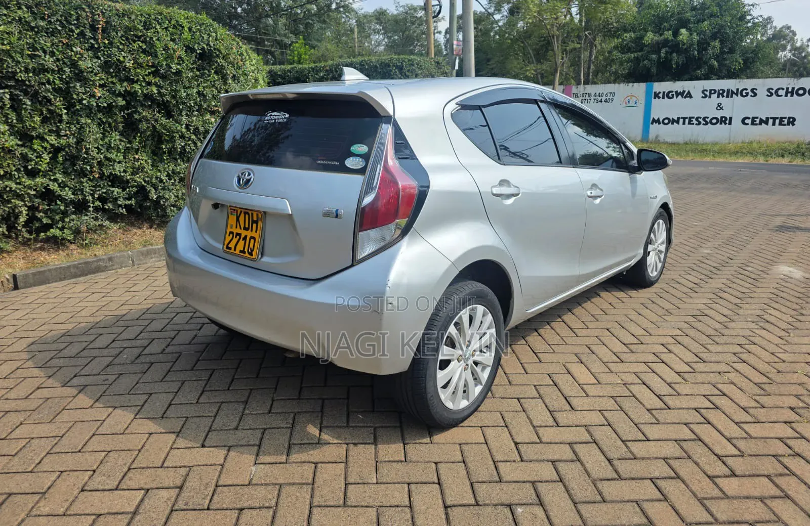 Toyota Aqua 2015 Silver