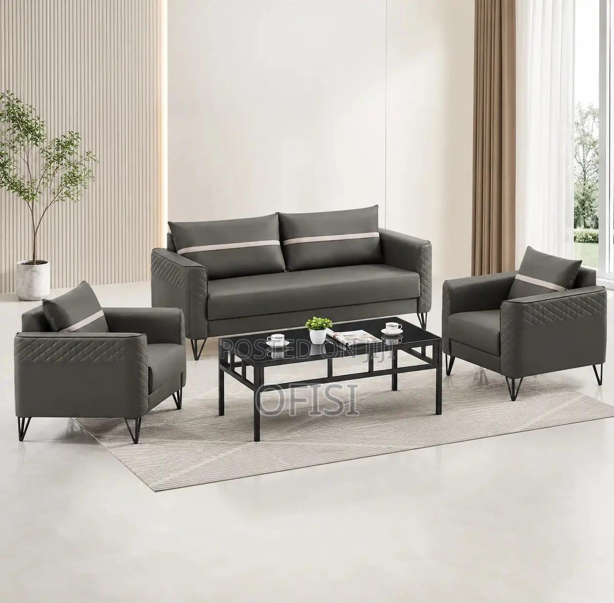 Office Sofa; 5-Seater Ceo Executive Office Sofa