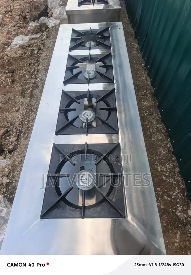 Stainless Steel Four Burner(High Pressure)