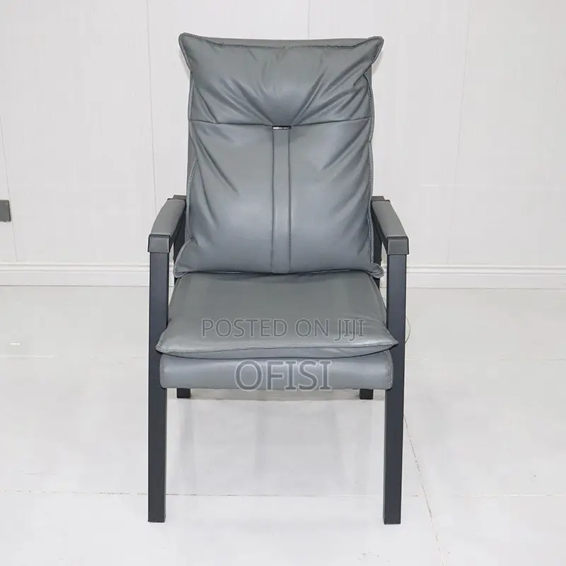 Office Chair; High Back Leather Visitor's Chair