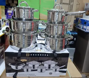 12pcs Stainless Edenburg Sufuria 
Code Eb_4012