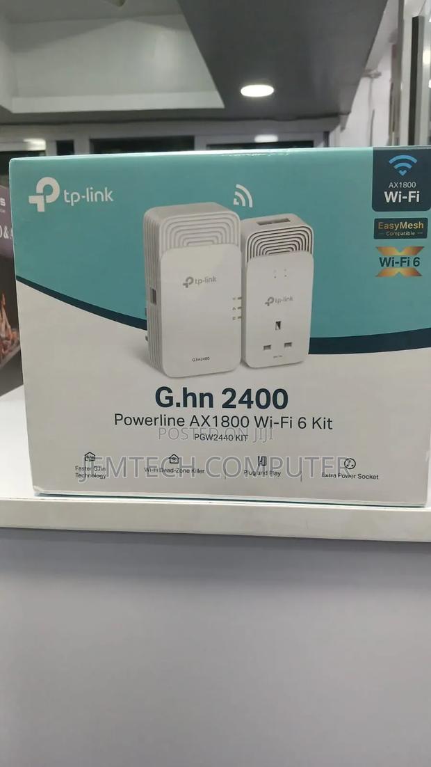 Tp-Link Pgw2440 Kit V1 - Powerline Adapter Kit - Wi-Fi 6