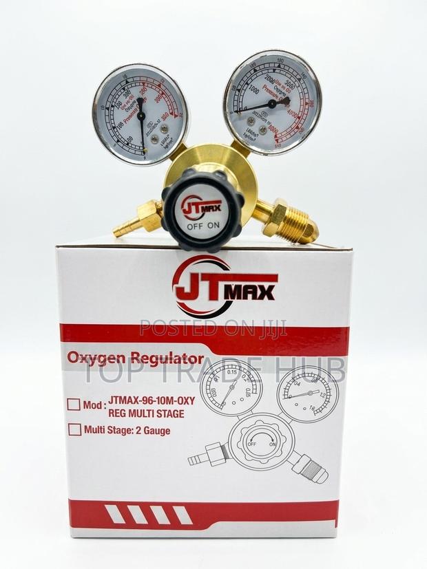 Jtmax Oxygen Regulator 2 Gauge Single Stage