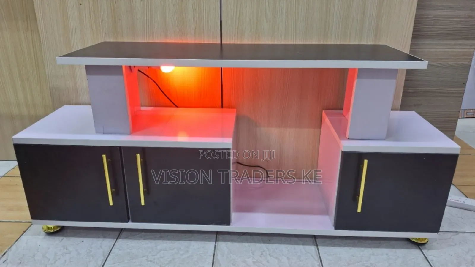 Istanbul 2 Modern Tv Stand With Led Lights