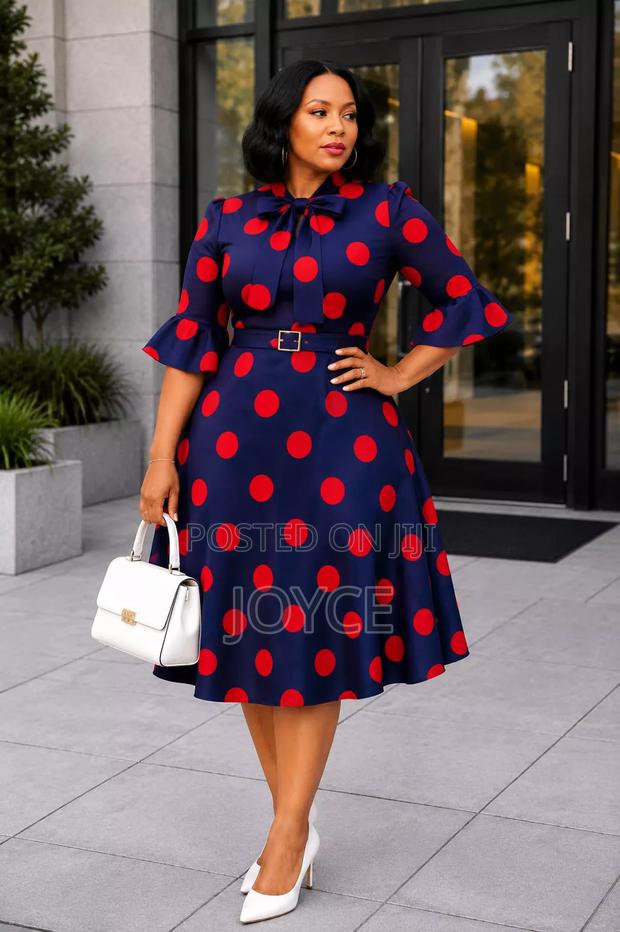 Skater Poker Dots Dress - main view