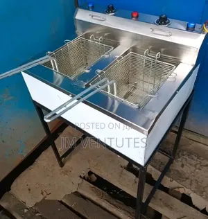 Electric Double Fryer(Stainless Steel)