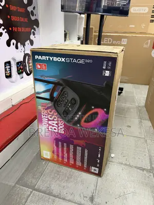 JBL Partybox Stage 320 Portable Party Speaker With Wheels –