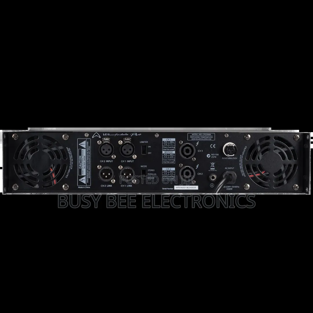CPD 3600 Wharferdale Power Amplifier