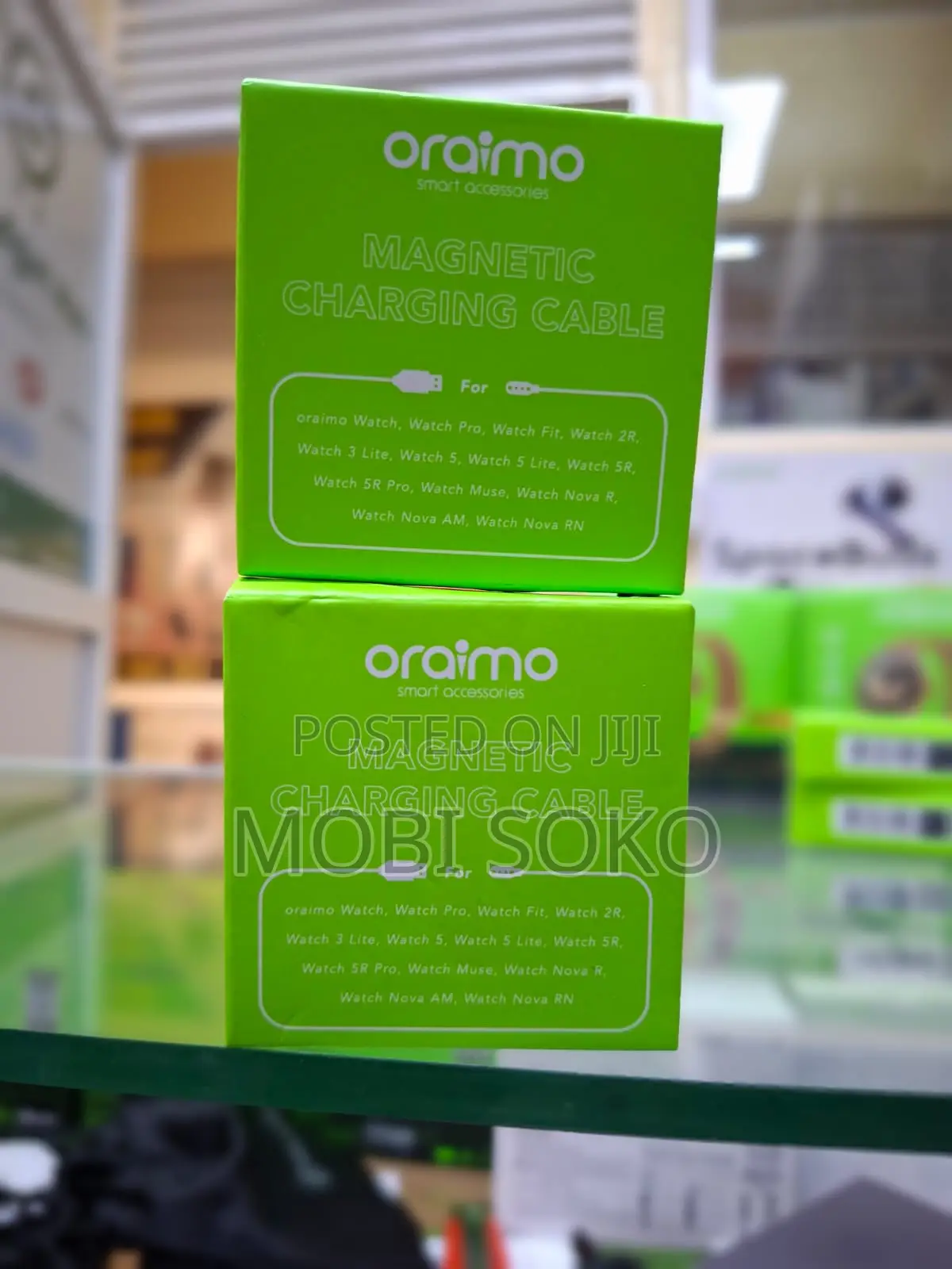 Oraimo 2 Pin Smart Watch Charging Cable