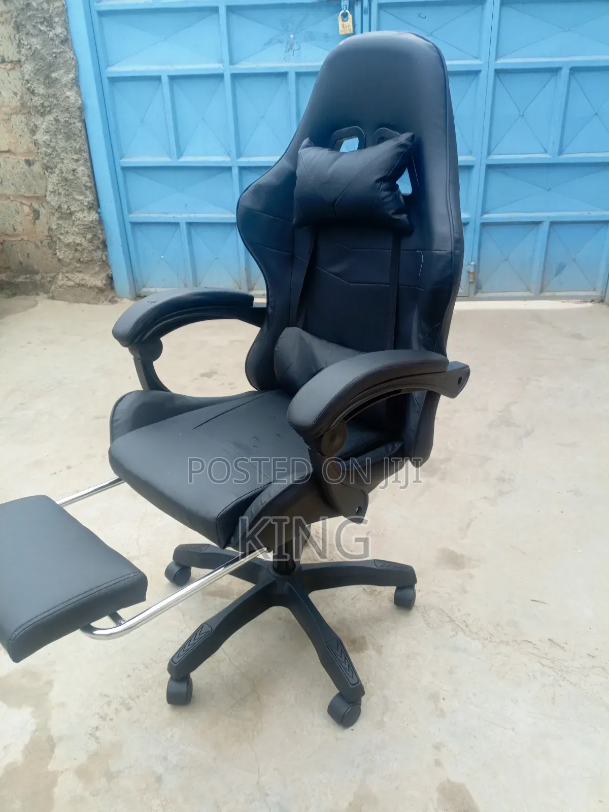 Black/Leather Gaming Chair Gamer Chairs