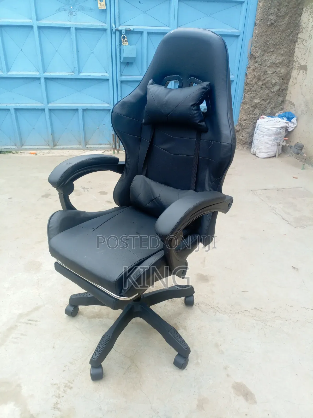 Black/Leather Gaming Chair Gamer Chairs