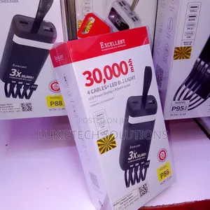 Excellent 30000mah Powerbank 2 Ports Type C,Usb