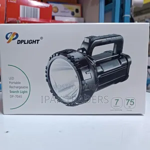 Dp Light Long Range Rechargeable Searchlight Torch –75 Watts