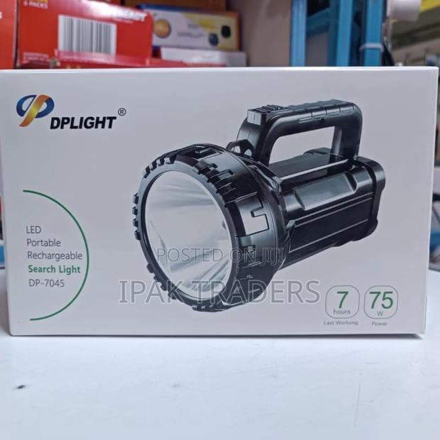 Dp Light Long Range Rechargeable Searchlight Torch –75 Watts - thumbnail 2
