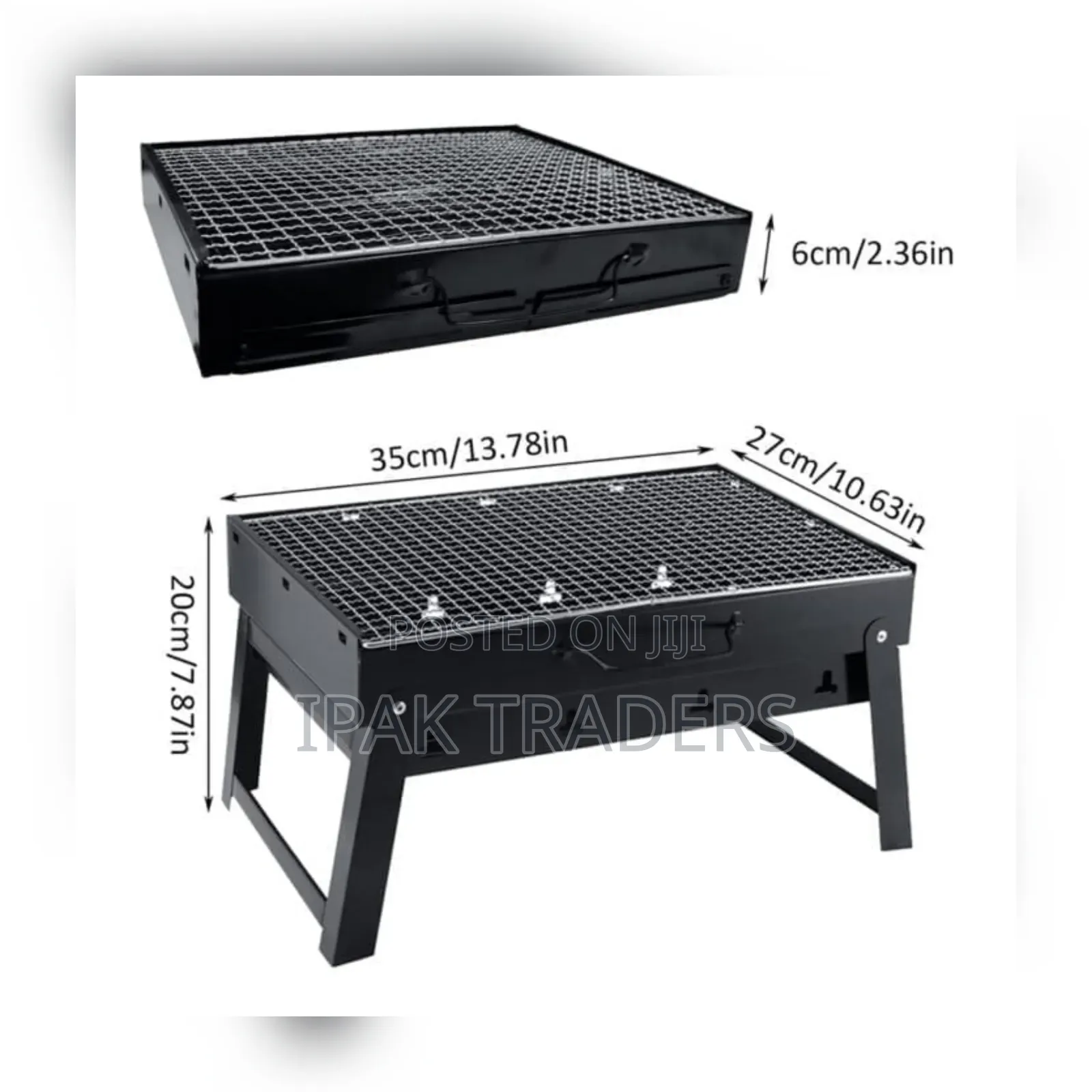 Foldable Portable Barbecue Charcoal Grill